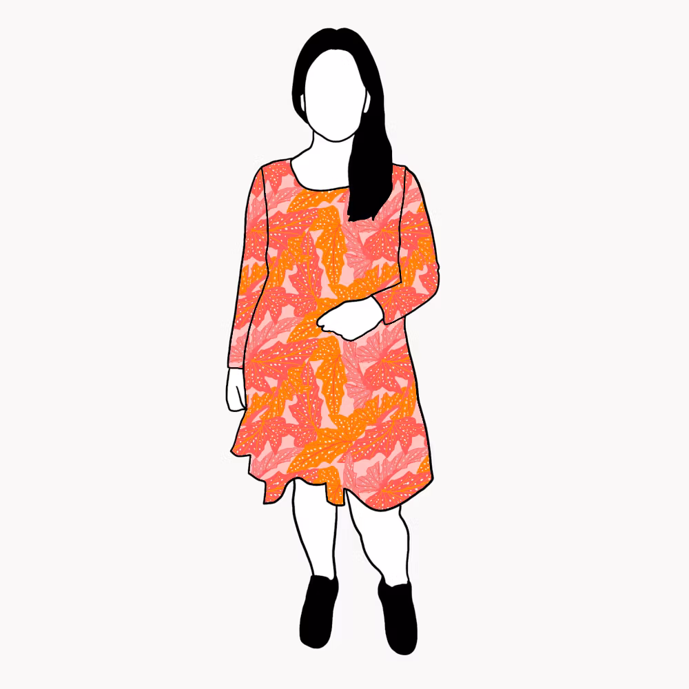 Flow Dress Prickbegonia