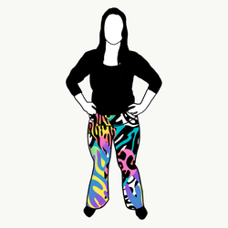 Jazzbyxa Crazy Print