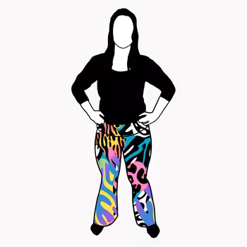 Jazzbyxa Crazy Print