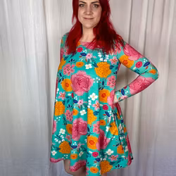 Flow Dress Big Leo Brown