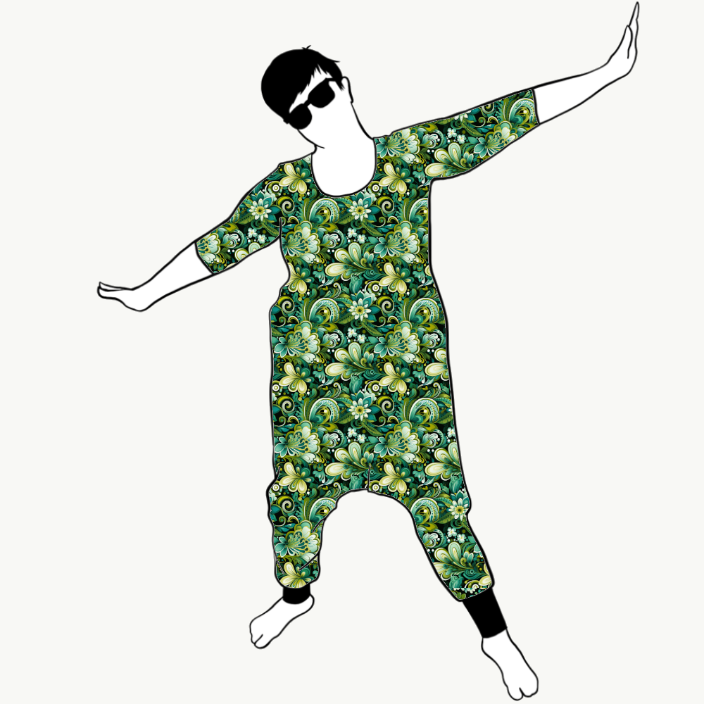 Flower Power Jumpsuit (alla ärmlängder)