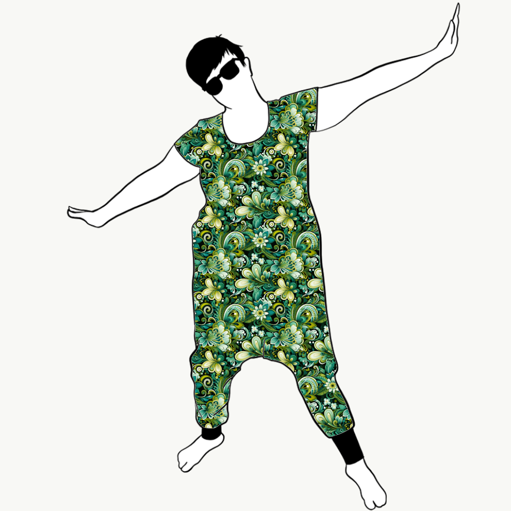 Flower Power Jumpsuit (alla ärmlängder)