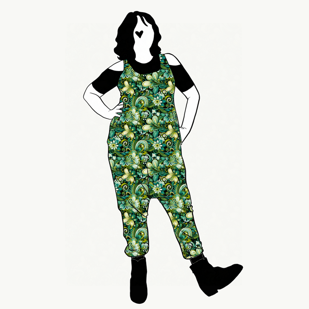 Flower Power Jumpsuit (alla ärmlängder)