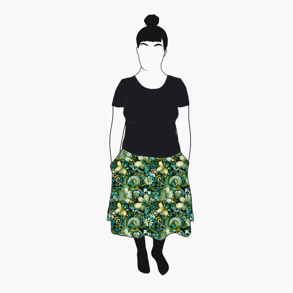 Flower Power Kjol