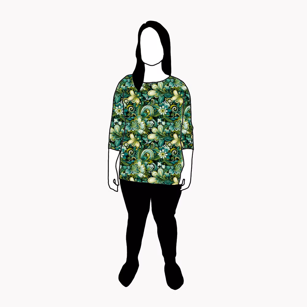 Flower Power Boxy Top & Boxy Crop