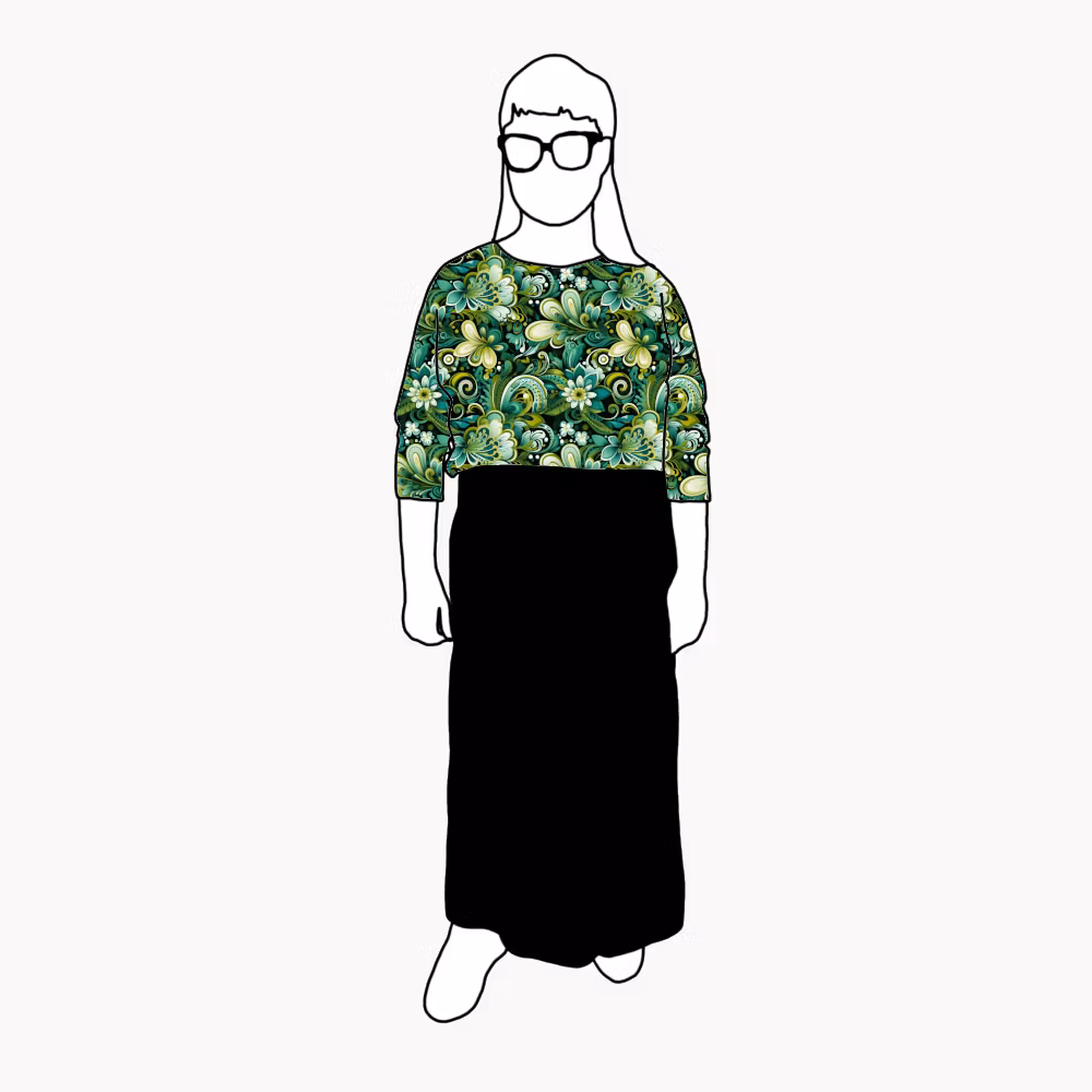 Flower Power Boxy Top & Boxy Crop