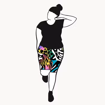 Cykelbyxor Crazy Print