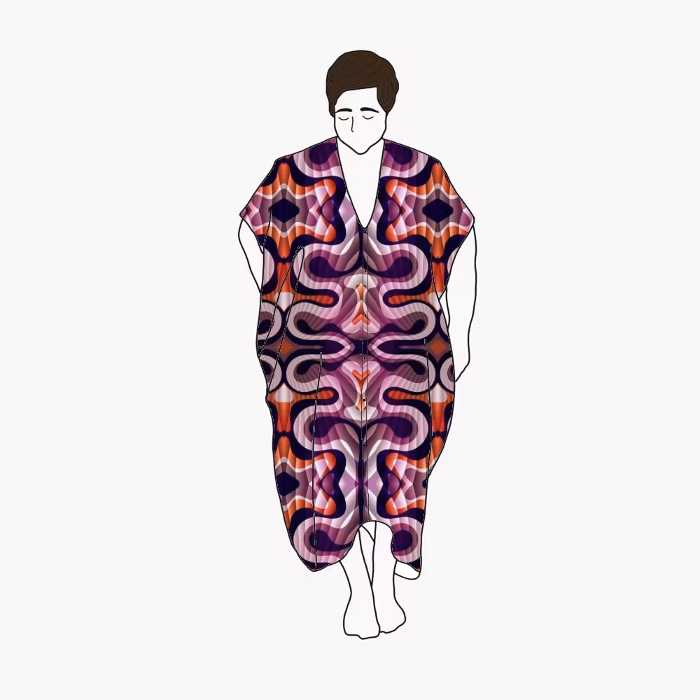 Pink Delight Nya kaftan dress