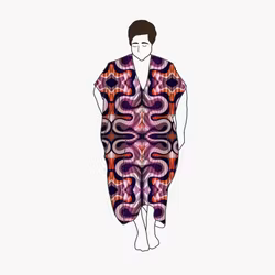 Pink Delight Nya kaftan dress