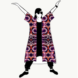 Pink Delight Kimono/Kaftan