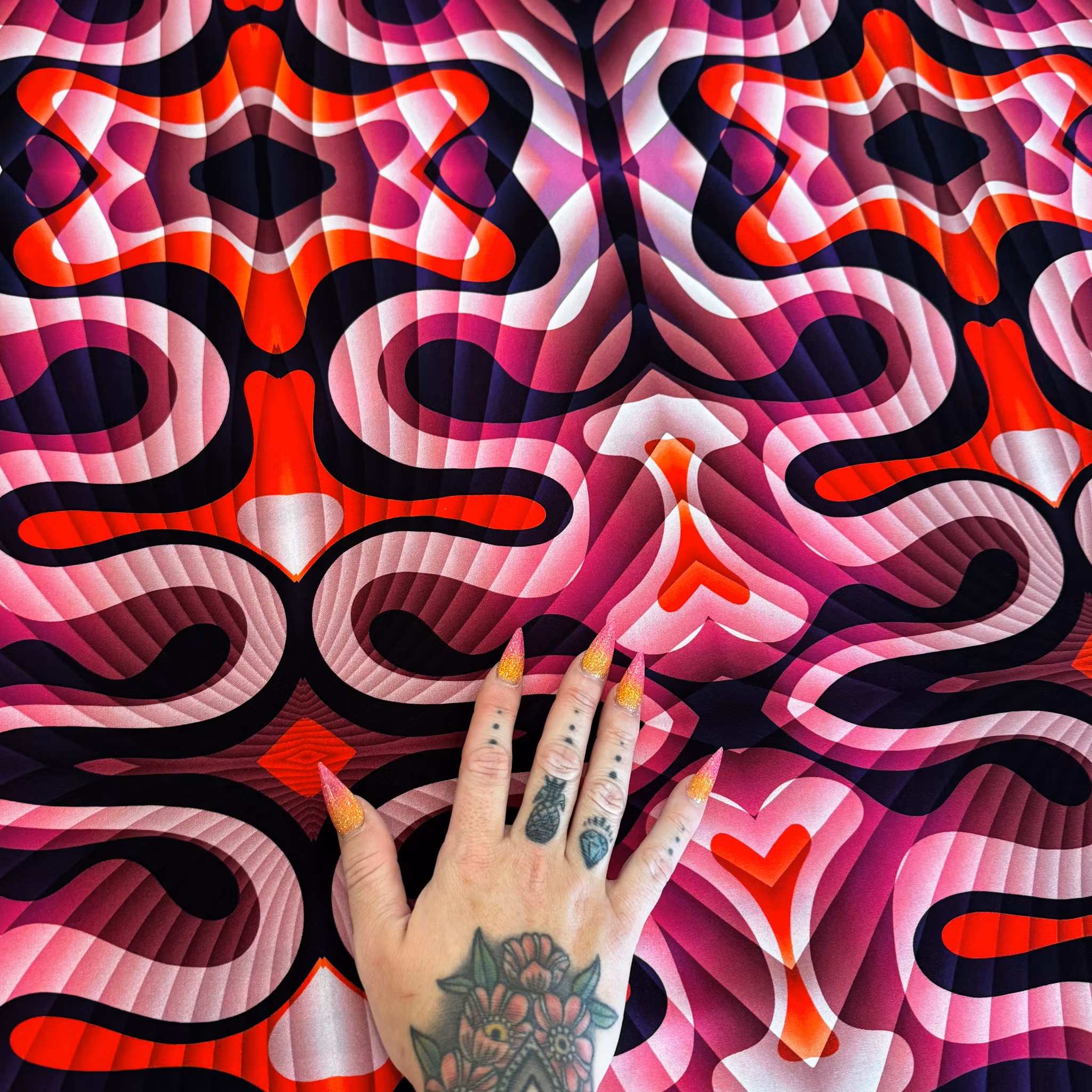 Pink Delight Nya kaftan dress