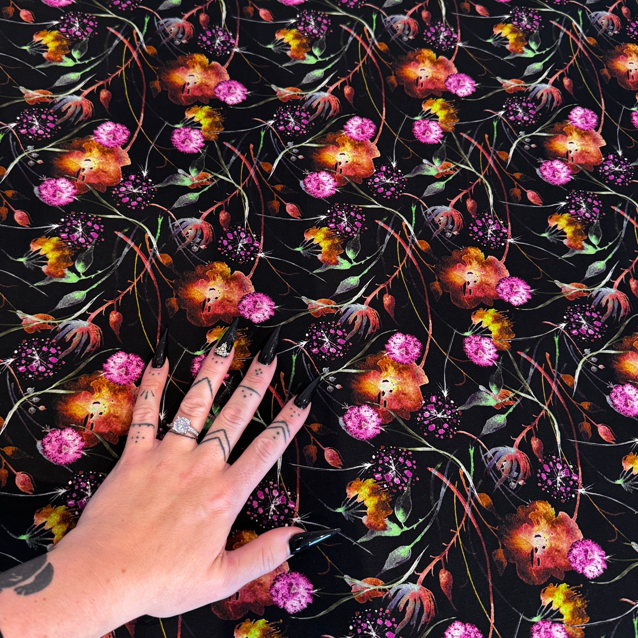 Enchanted Garden Jersey kimono