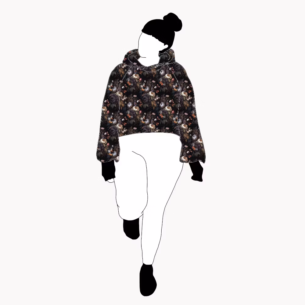 Luminated Garden Crop top deluxe