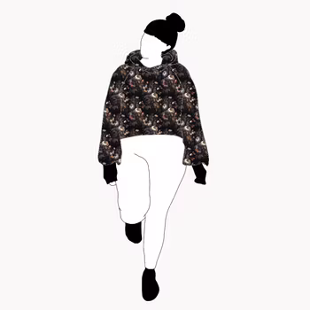 Luminated Garden Crop top deluxe