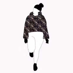 Luminated Garden Crop top deluxe