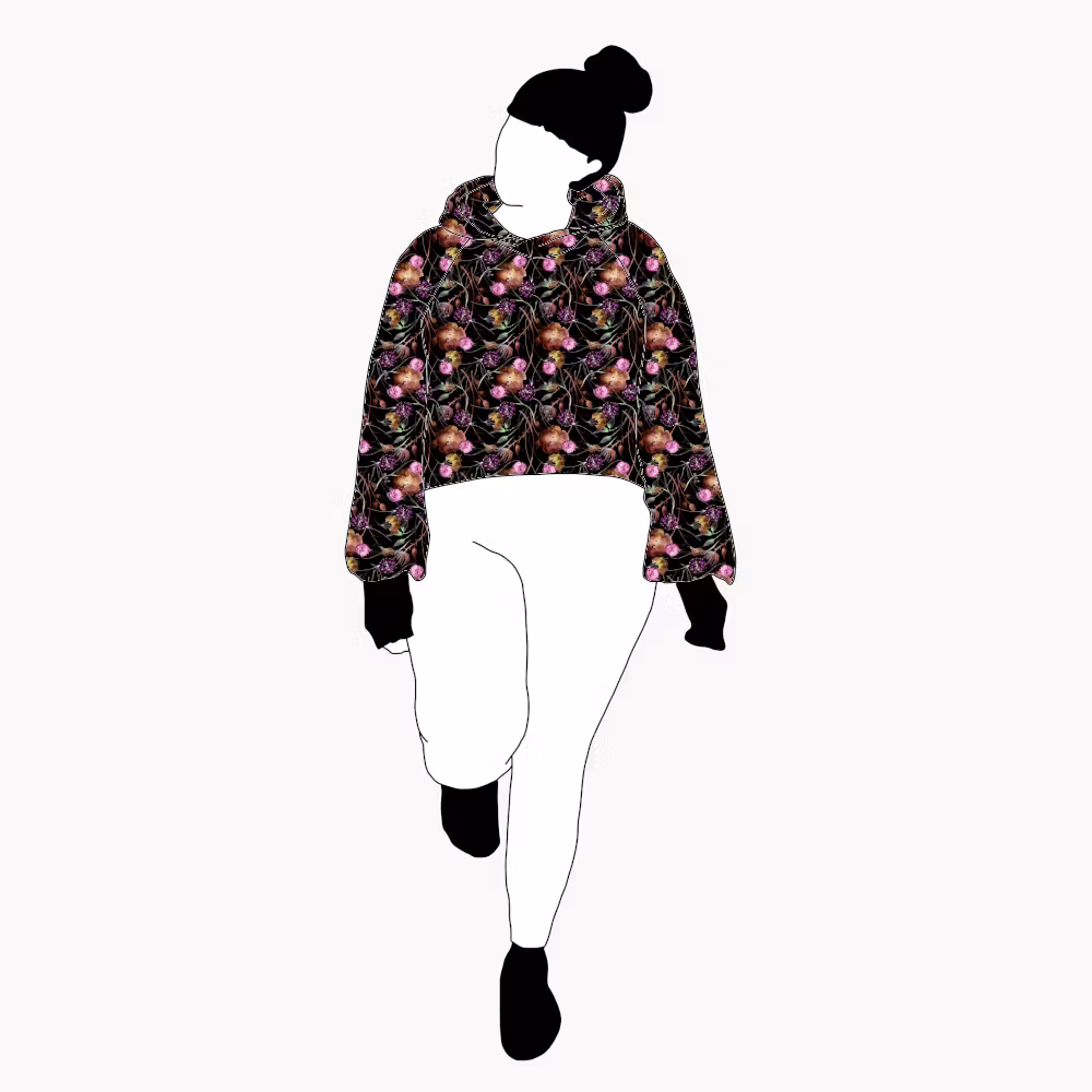 Enchanted Garden Crop top deluxe
