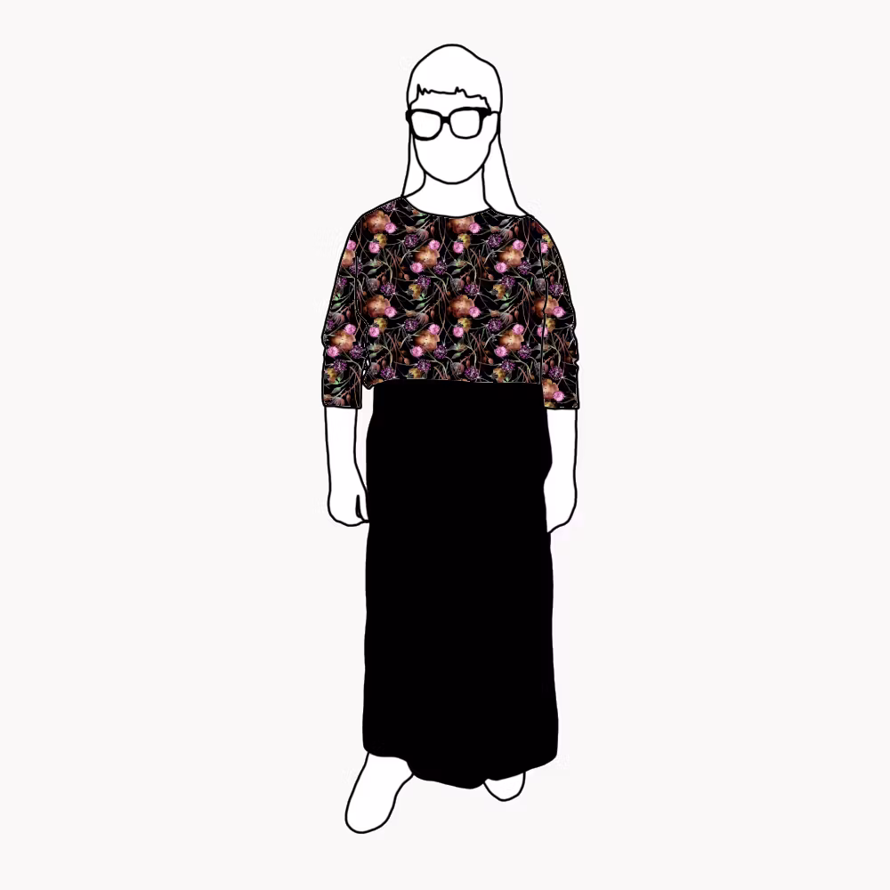 Enchanted Garden Boxy Top & Boxy Crop