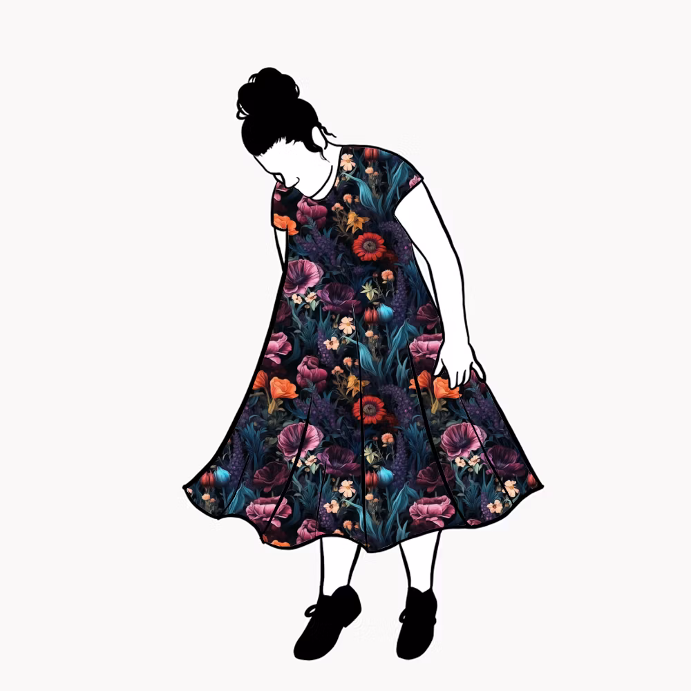 Moody floral Groove dress