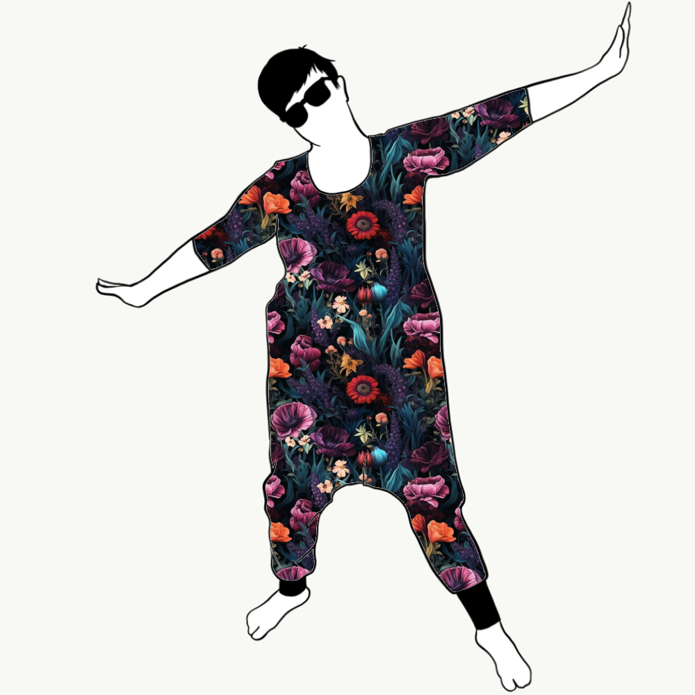 Moody floral Jumpsuit (alla ärmlängder)