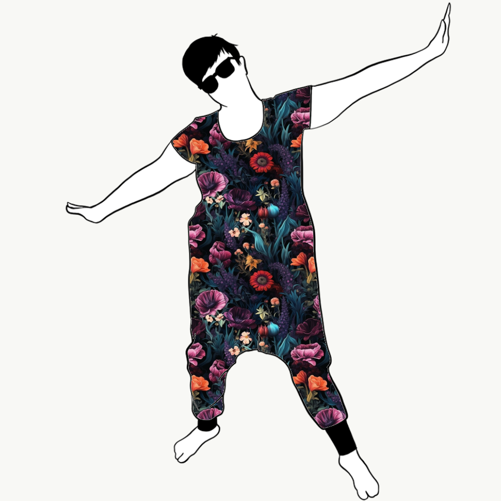 Moody floral Jumpsuit (alla ärmlängder)