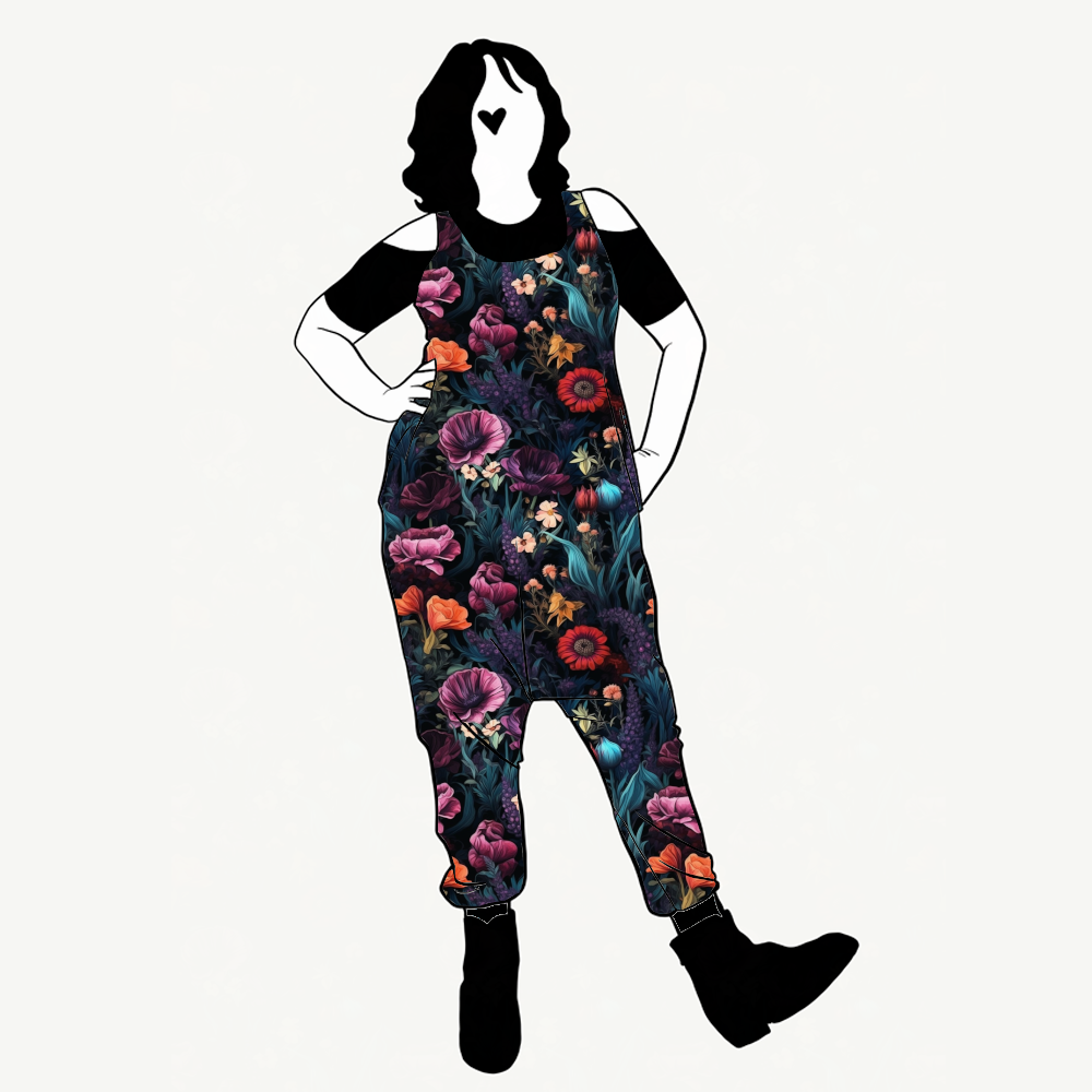 Moody floral Jumpsuit (alla ärmlängder)