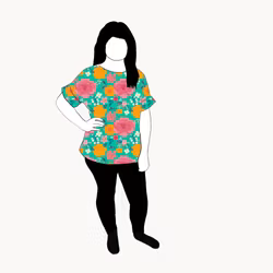 Oversized T-shirt Flowermarket