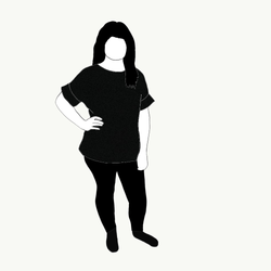 Oversized T-shirt Black