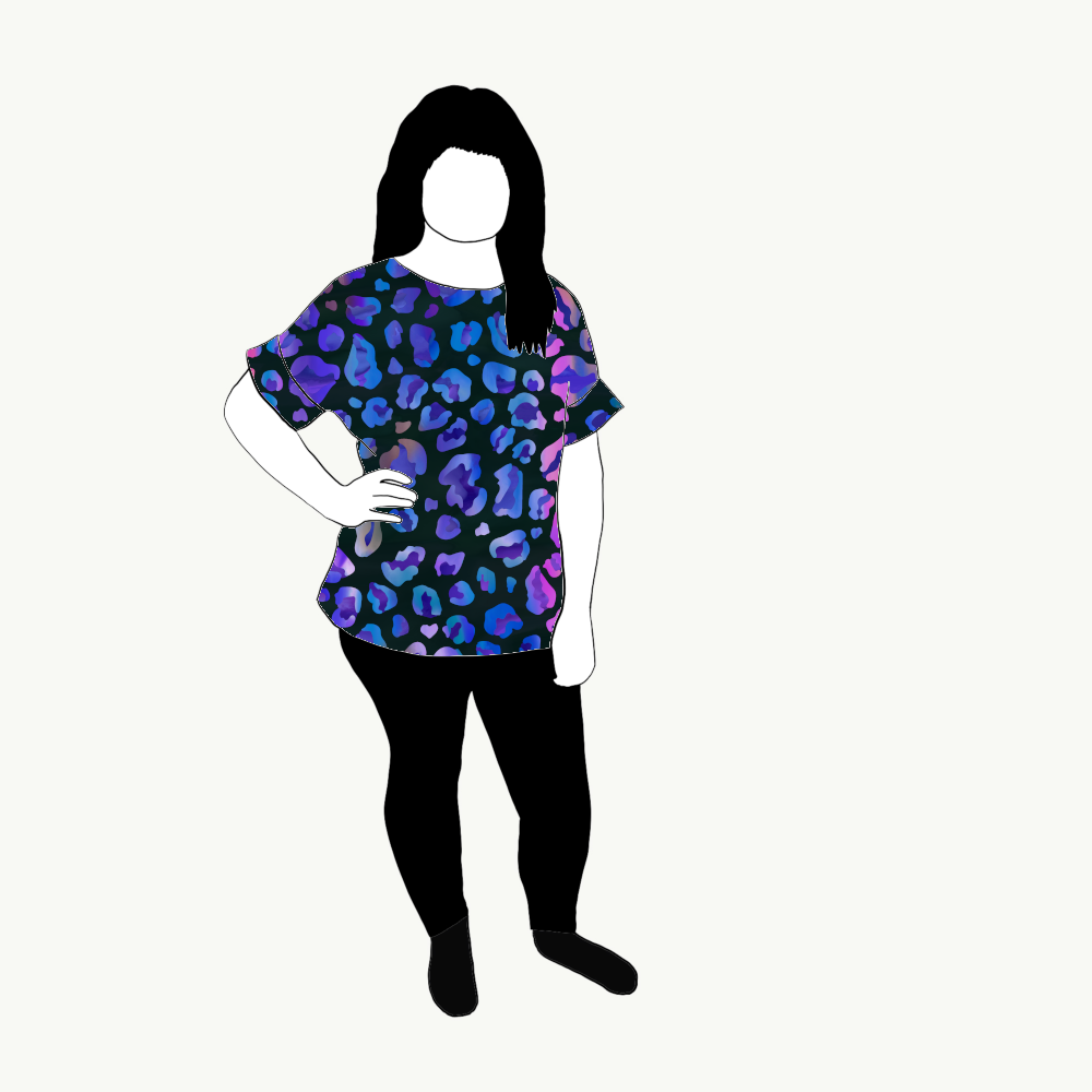 Oversized T-shirt Electric Leo