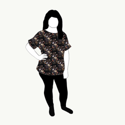 Oversized T-shirt Luminated Garden