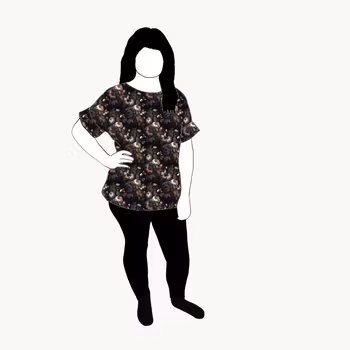 Oversized T-shirt Luminated Garden