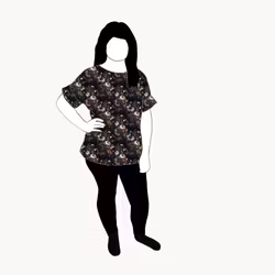 Oversized T-shirt Luminated Garden