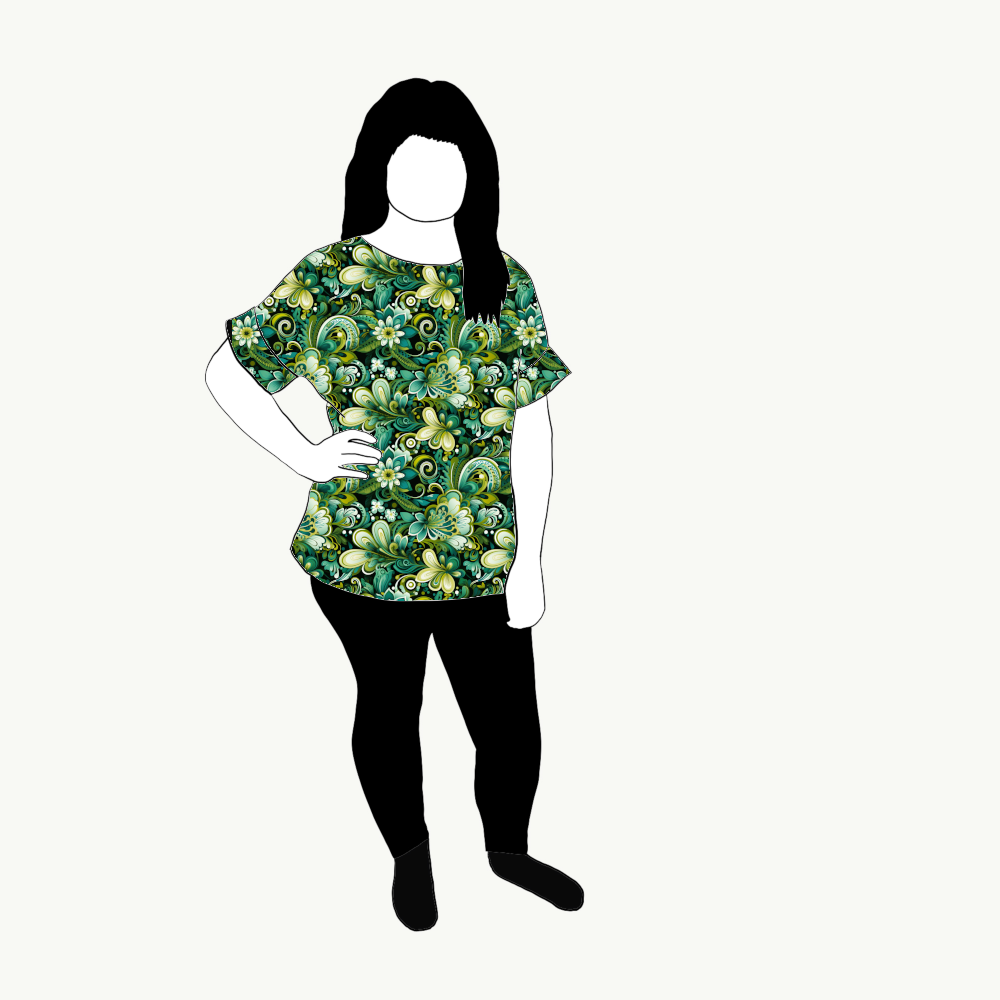 Oversized T-shirt Flower Power