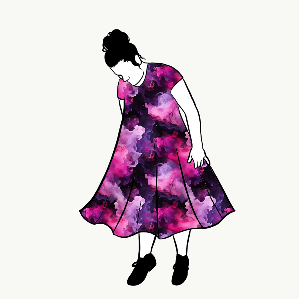 Pink Ink Groove dress