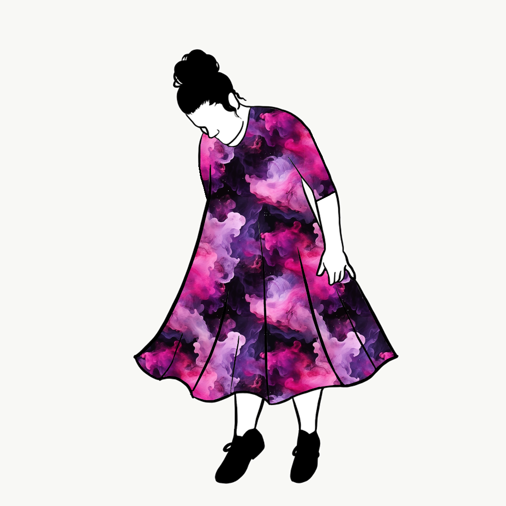 Pink Ink Groove dress