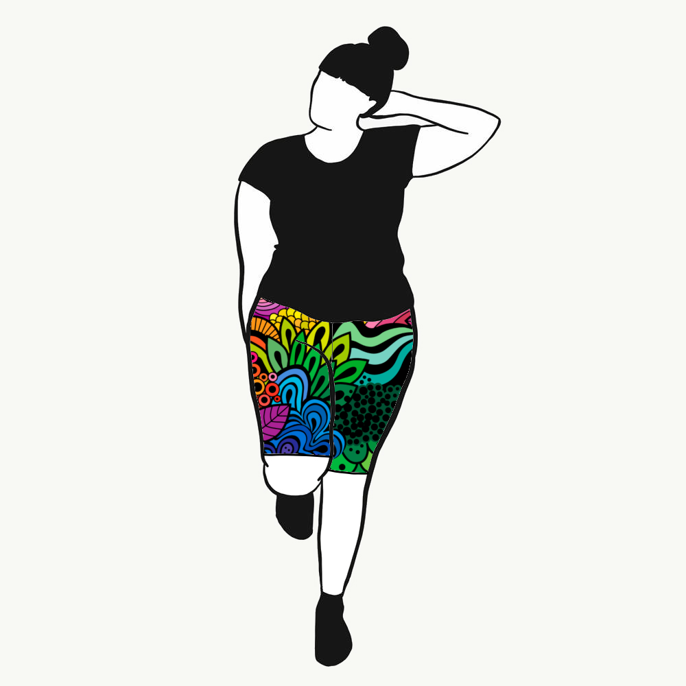 Groovy Rainbow Cykelbyxor