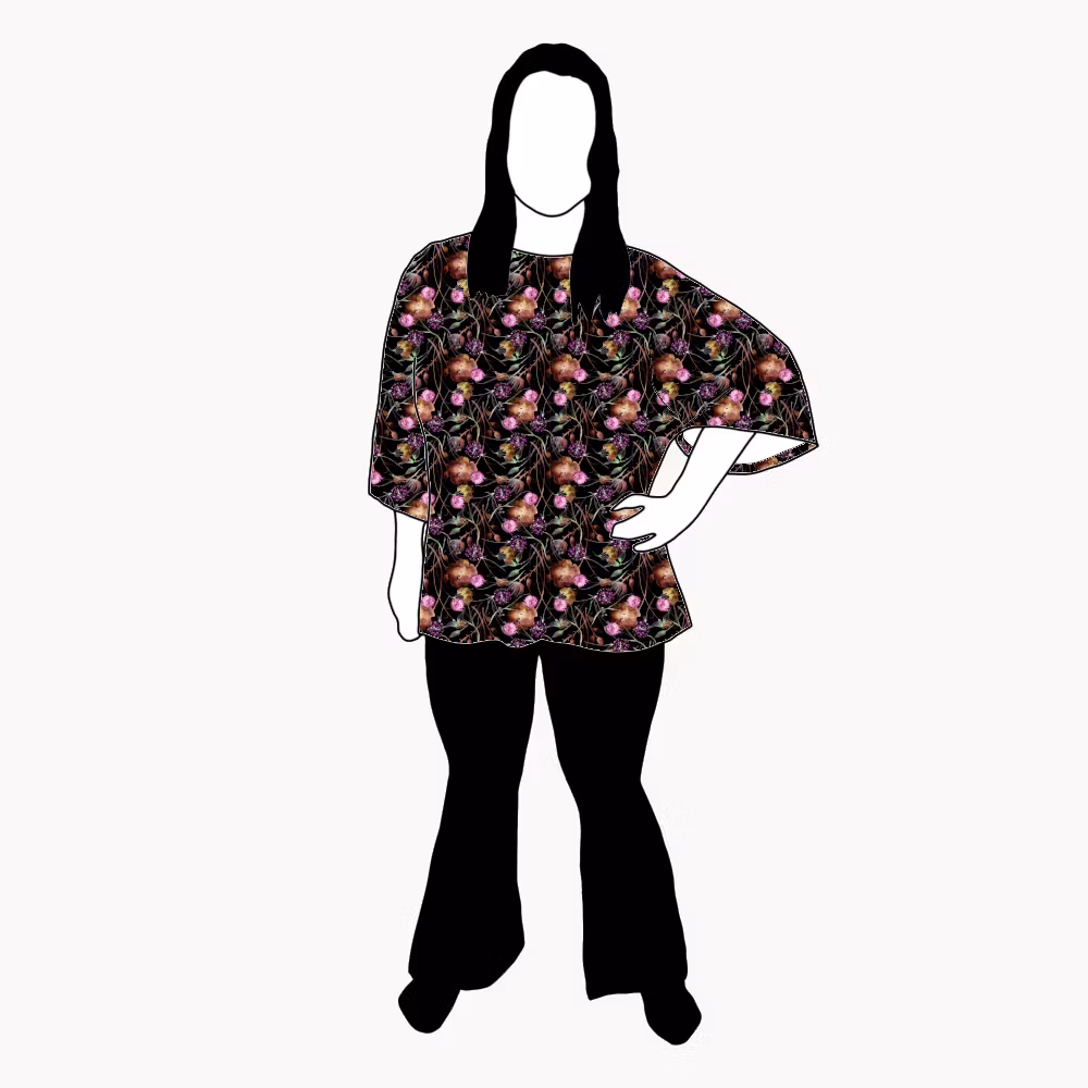 Enchanted Garden Kimono Tee