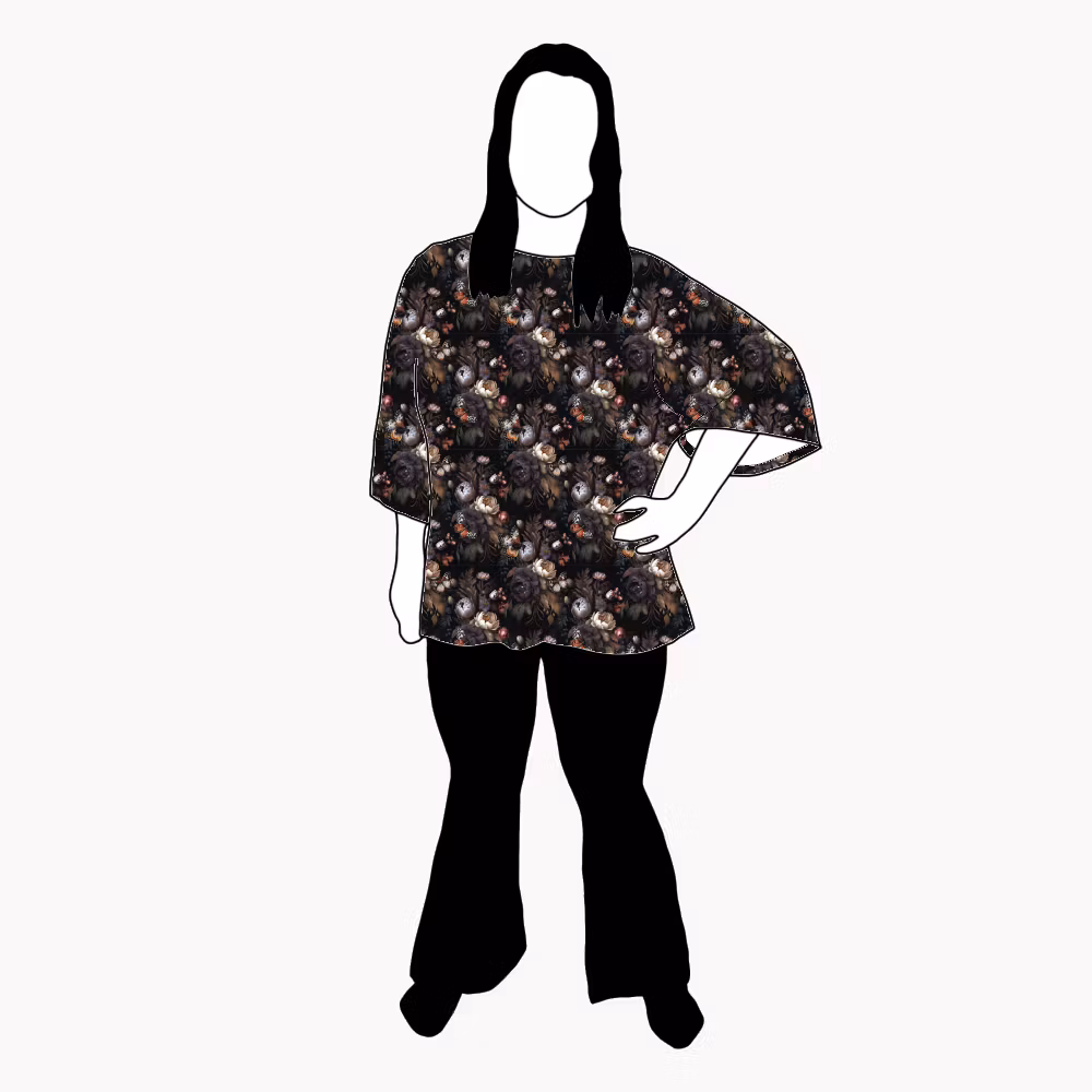 Luminated Garden Kimono Tee