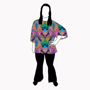 Tropical Kimono Tee