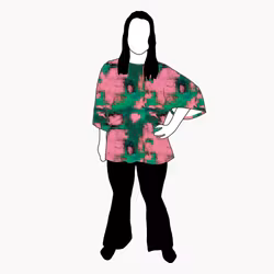 Color Wall Kimono Tee