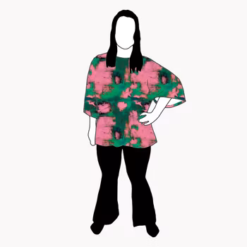 Color Wall Kimono Tee