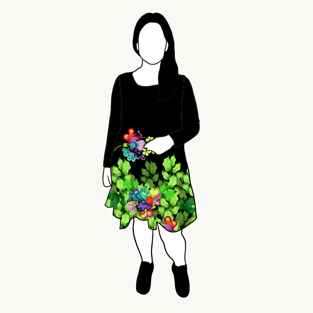 Adora Panel Flow Dress