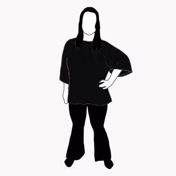Black Kimono Tee