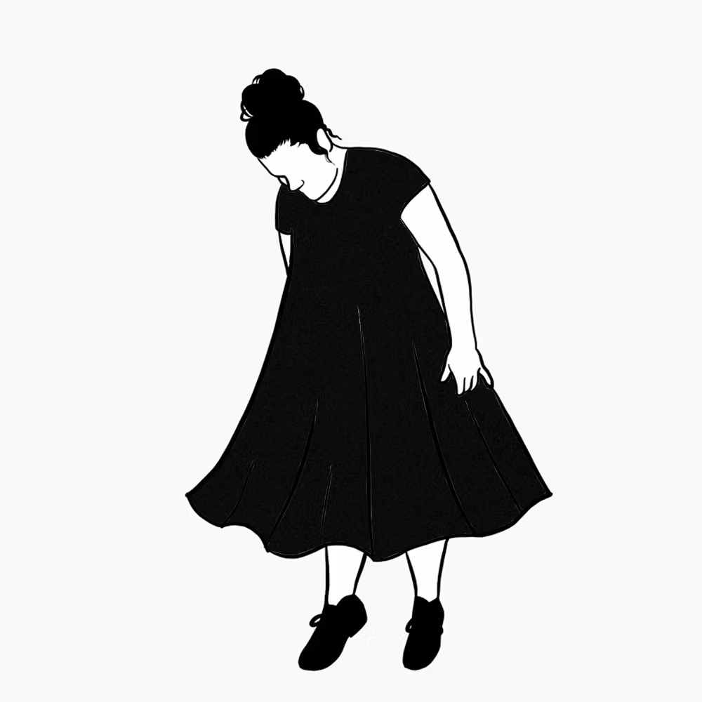 Black Groove Dress