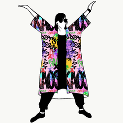 KAOS Jersey kimono