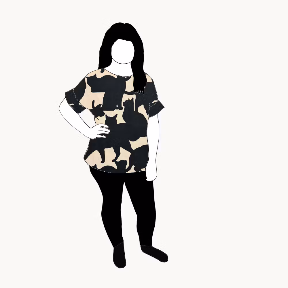 Purrr Oversized T-shirt