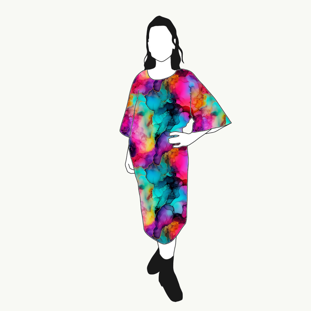 Abstract Inc Kimono Dress