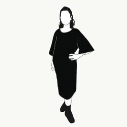 Black Kimono Dress