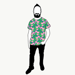 Lotus petrol T-shirt Herr