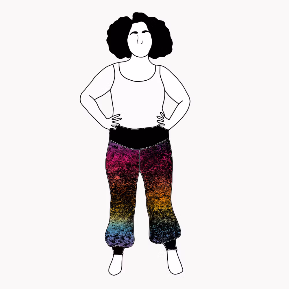 Lava gradient rainbow Yogabyxa