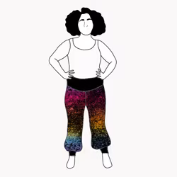 Lava gradient rainbow Yogabyxa